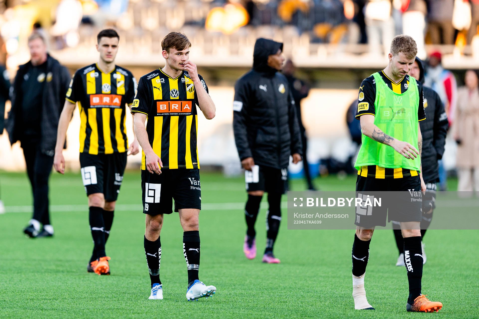 Häckens Oscar Uddenäs och Samuel Gustafson deppar
