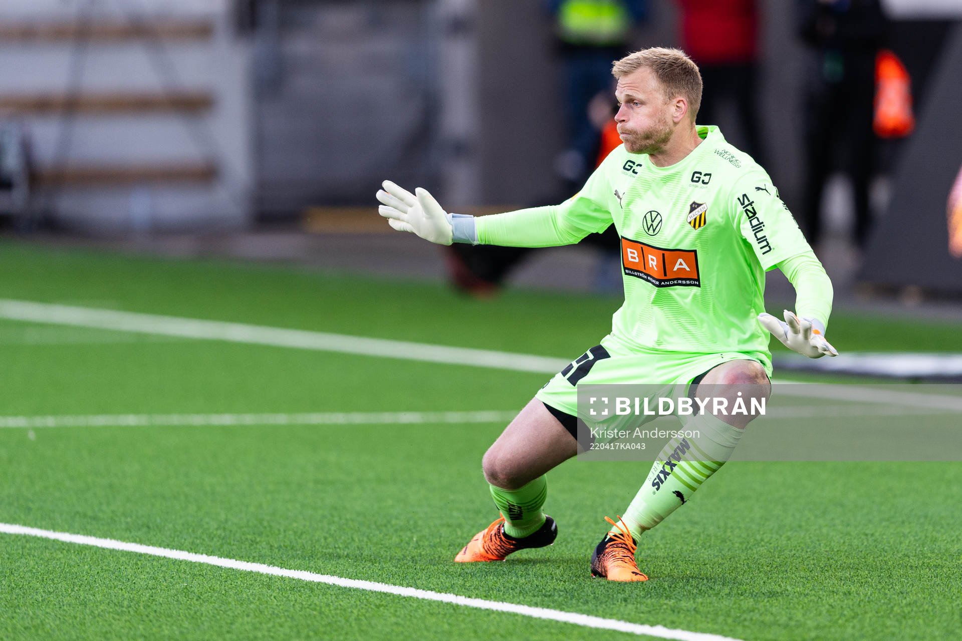 Häckens målvakt Peter Abrahamsson