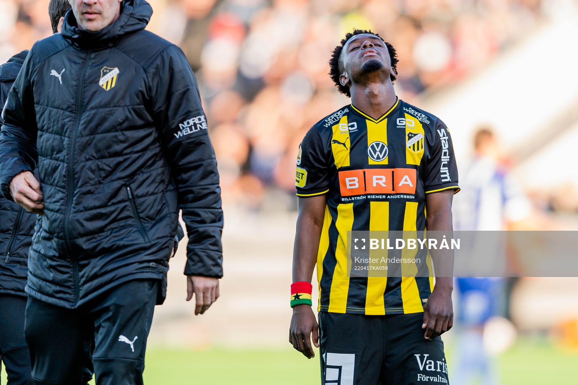 Häckens Ibrahim Sadiq med skada