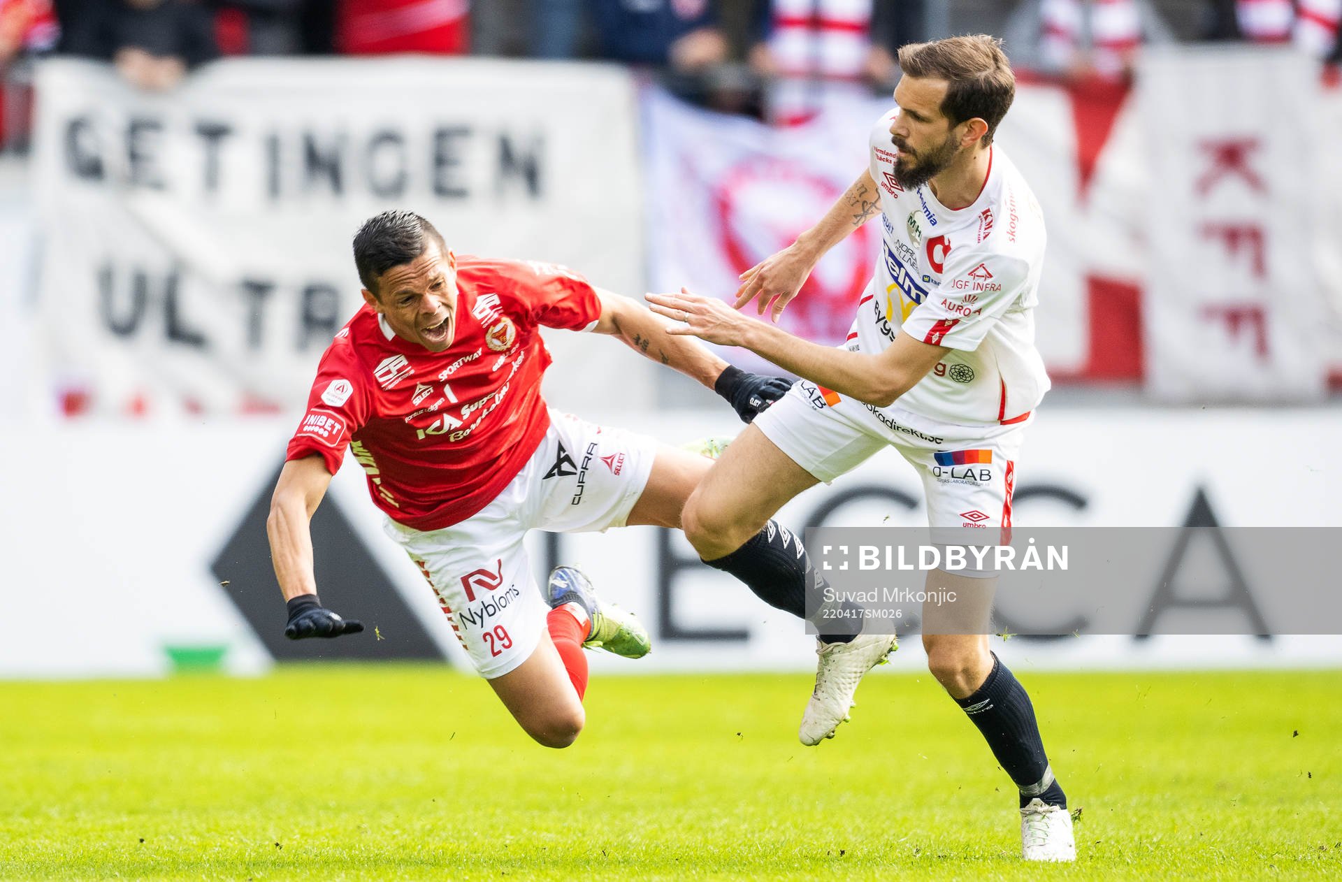 Kalmars Romario Pereira Sipiao och Degerfors Sebastian