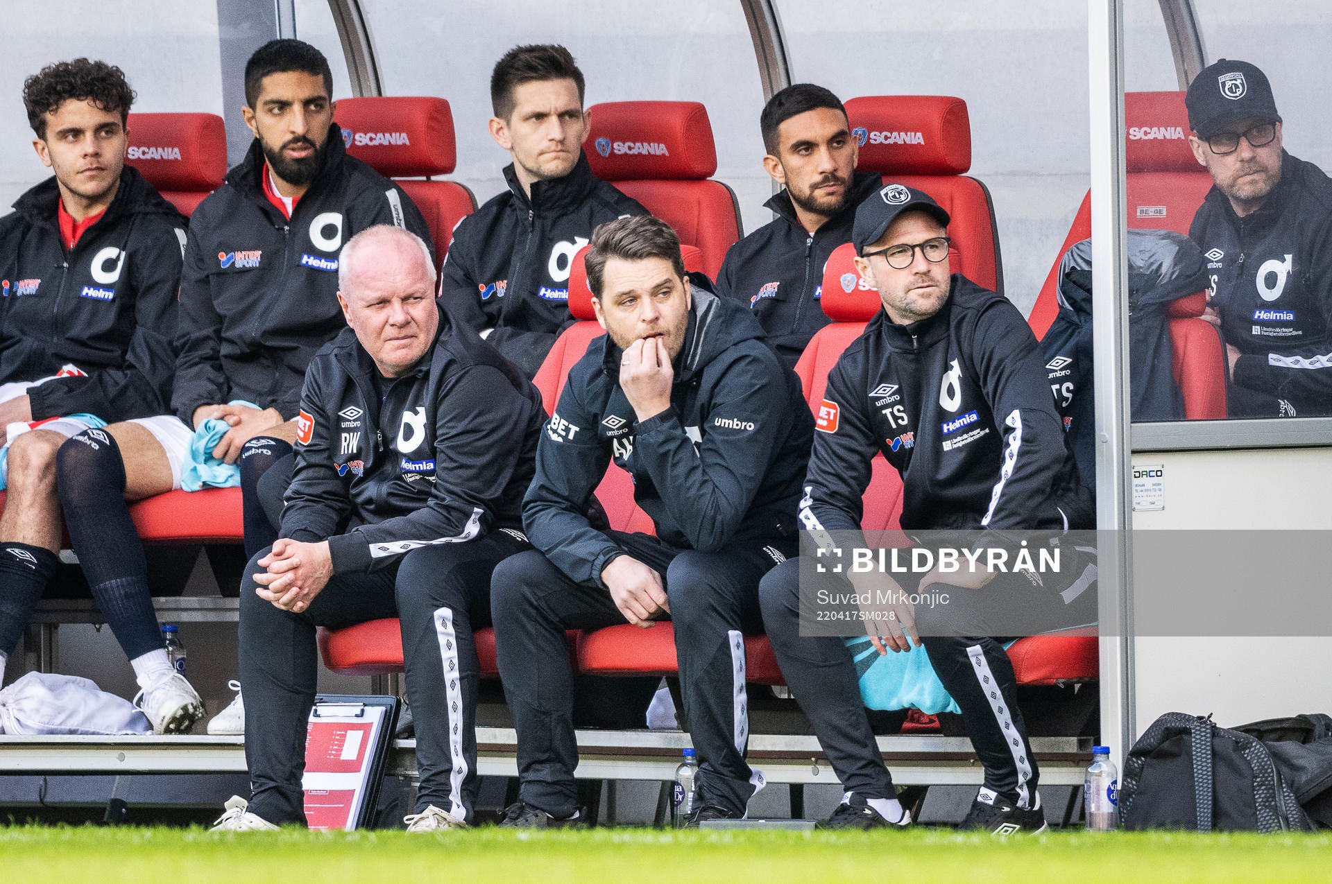 Degerfors tränare Andreas Holmberg och tränare Tobias