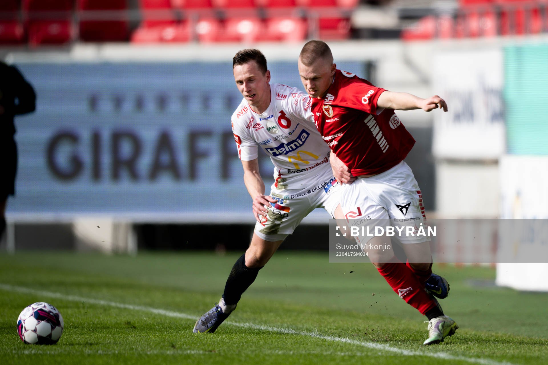 Degerfors Erik Lindell och Kalmars Isak Jansson