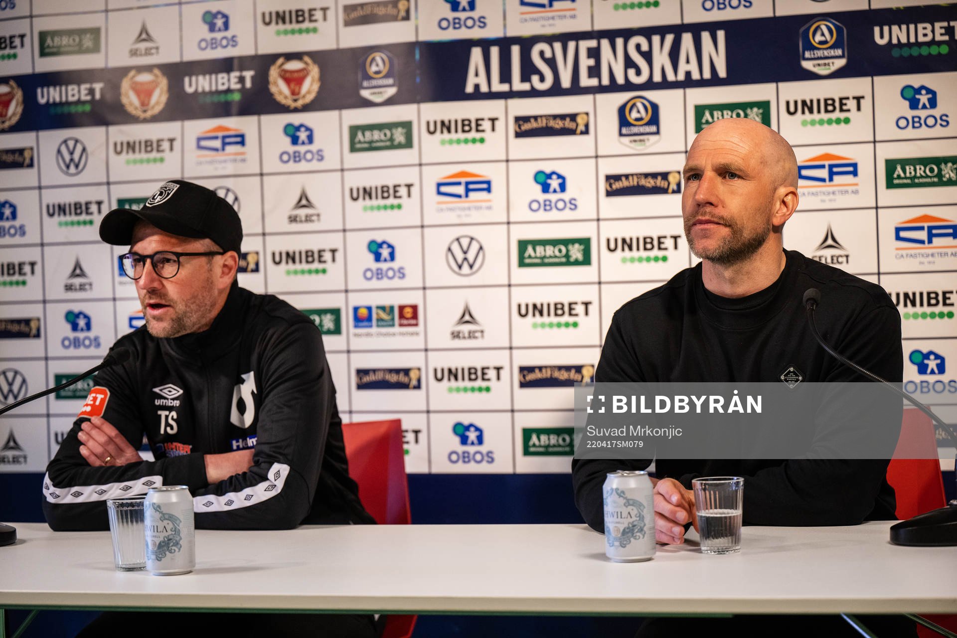 Degerfors tränare Tobias Solberg och Kalmars tränare