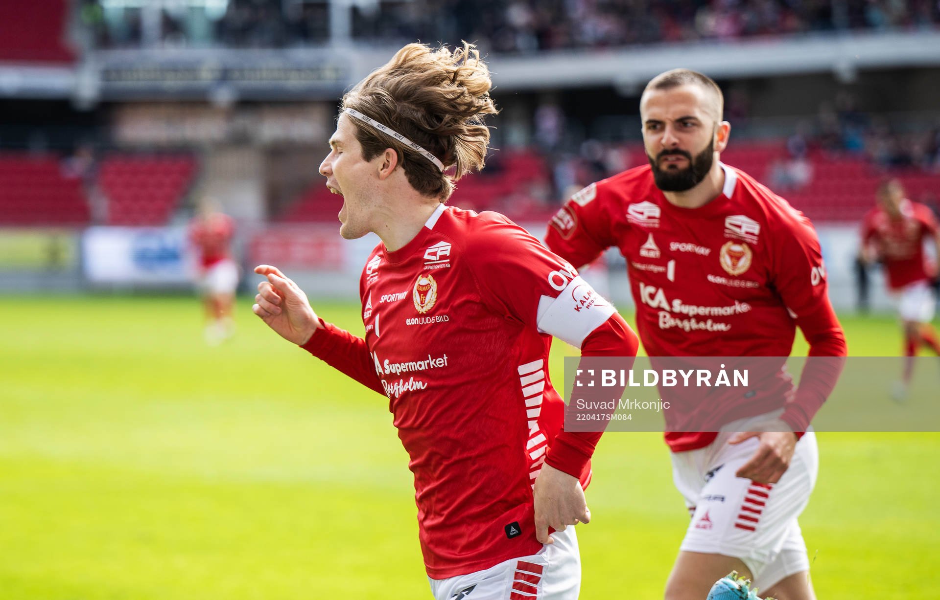 Kalmars Oliver Berg jublar