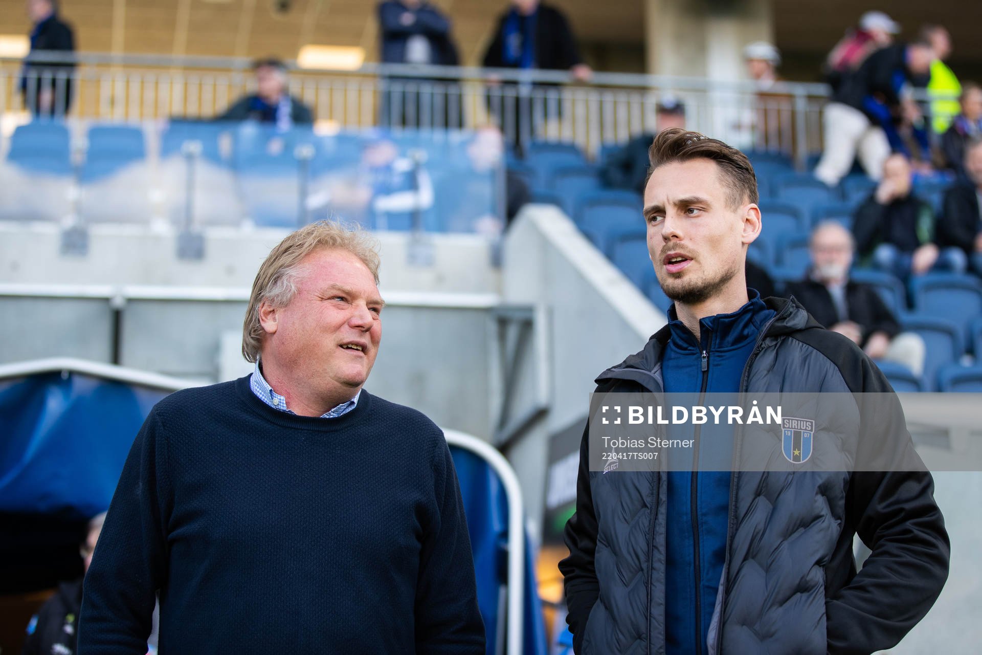 Helsingborgs tränare Jörgen Lennartsson och Sirius