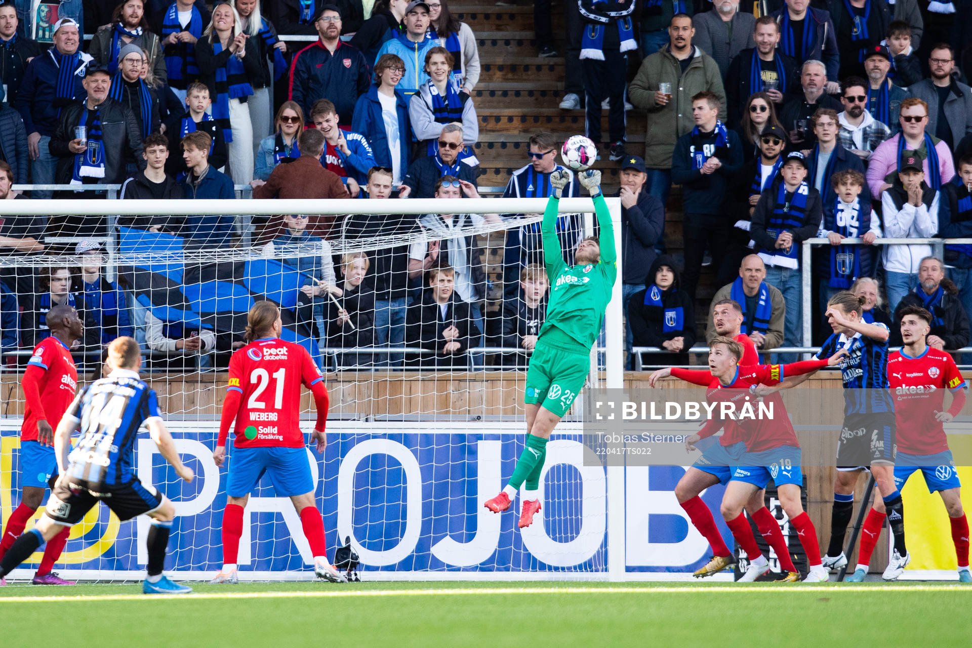 Helsingborgs målvakt Kalle Joelsson