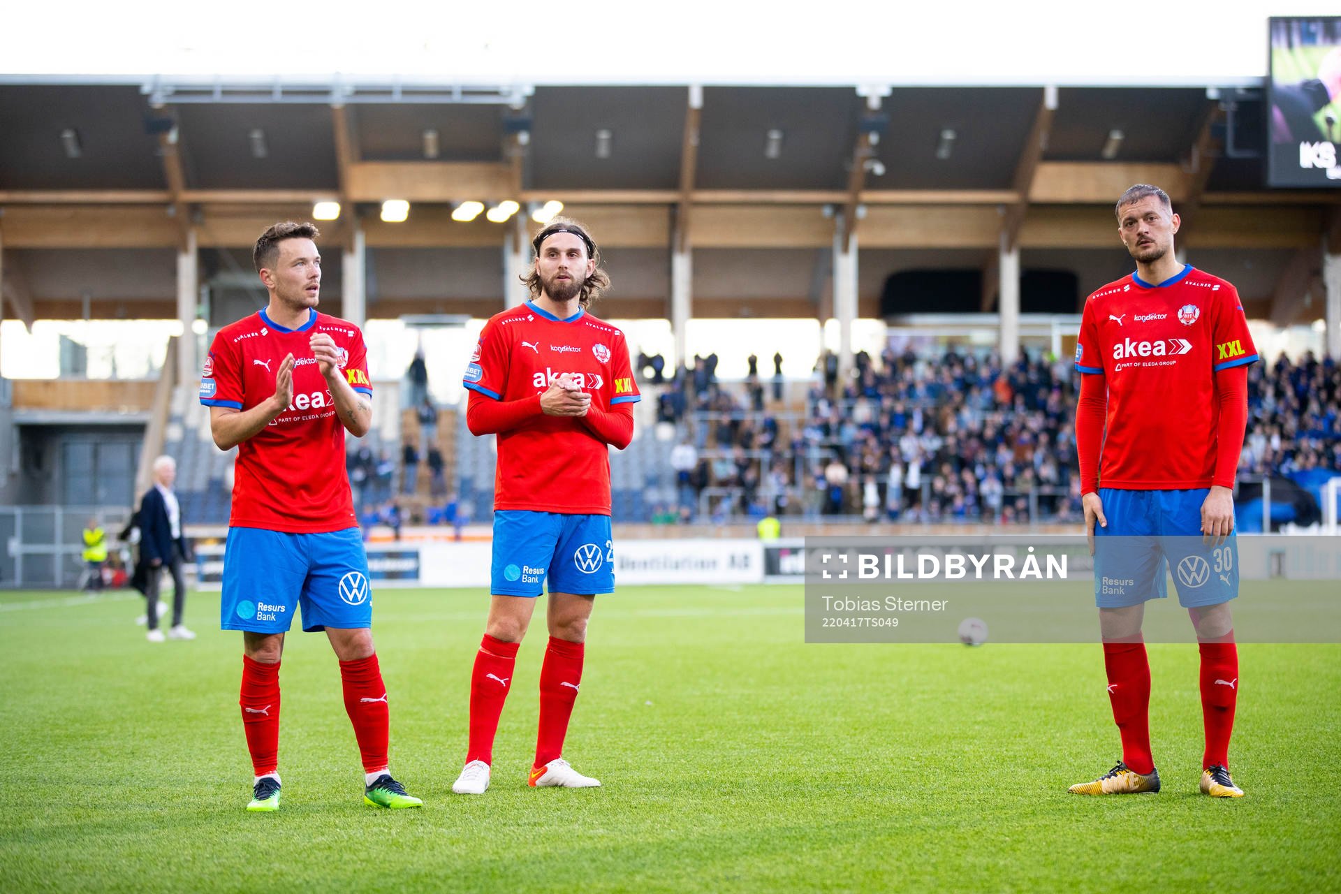 Helsingborgs Viljormur Davidsen, Ali Suljic, Albert Ejupi