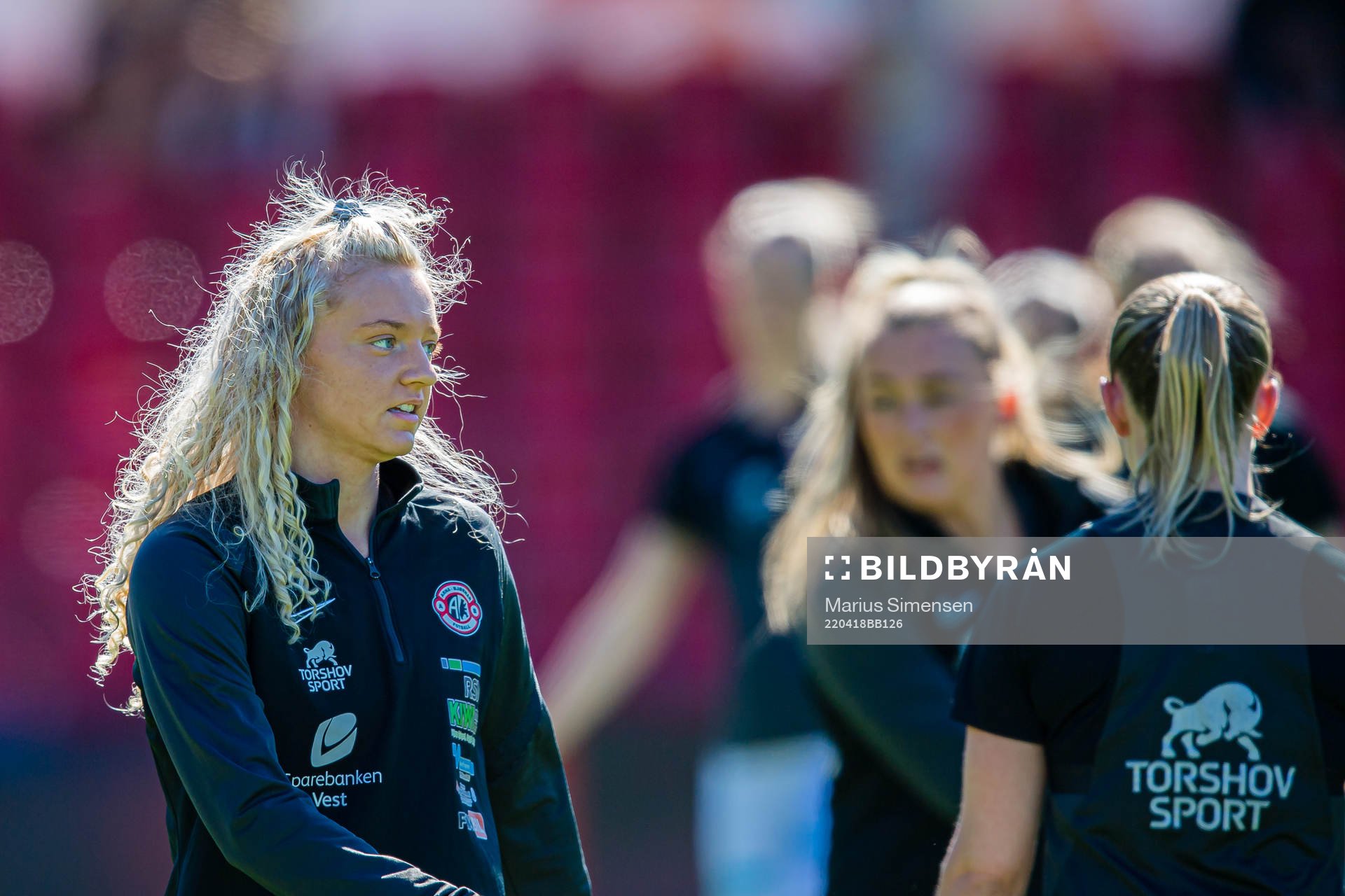 Madelen Koldal Holme of Arna-Bjørnar ahead of the Toppserien football match between Arna-Bjørnar and Vålerenga on April 18, 2022 in Arna.