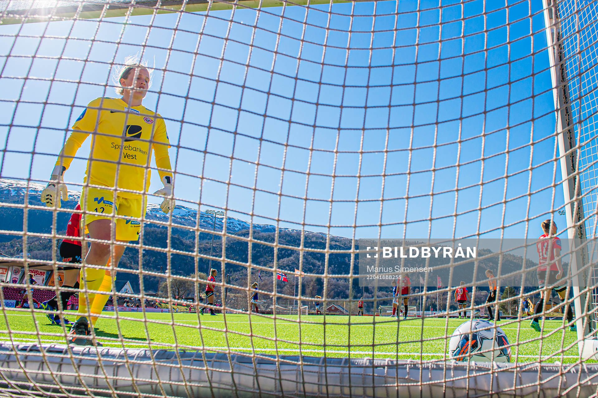 Ida Norstrøm of Arna-Bjørnar looks dejected
