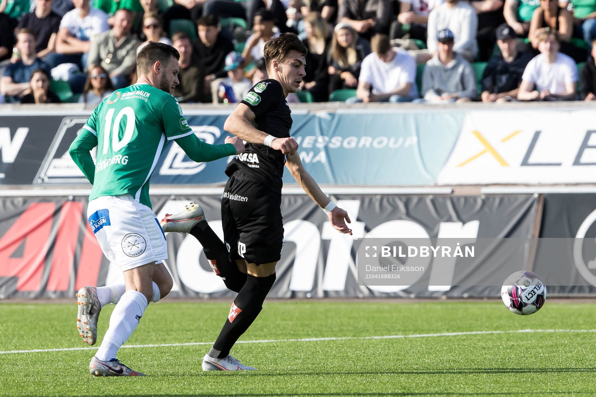 Brages Niklas Söderberg och Jönköpings Adam Ben Lamin