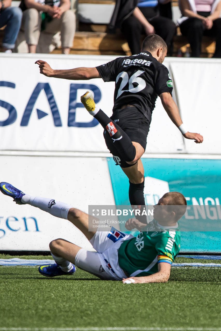 Jönköpings Malkom Moenza och Brages Alexander Zetterström