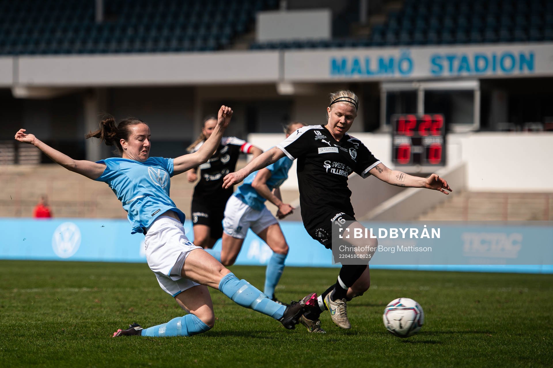 Malmö FFs Anna Plantin gör 1-0