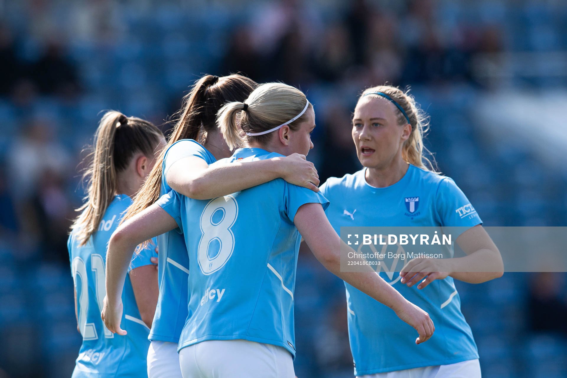 Malmö FFs Rebecka Holm jublar