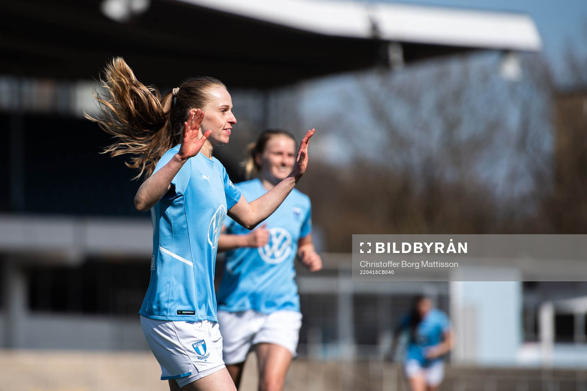 Malmö FFs Sofia Anker Kofoed jublar