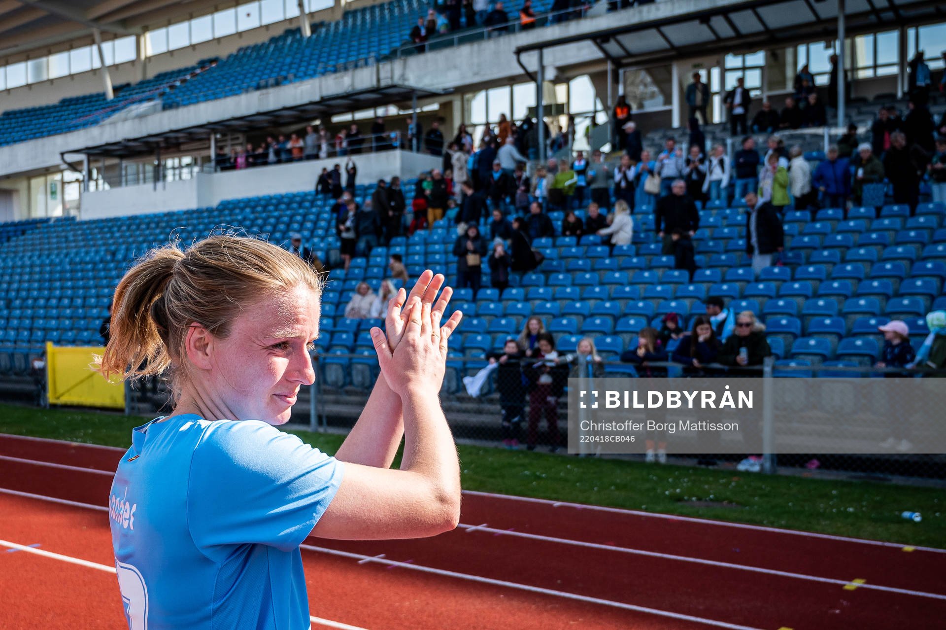 Malmö FFs Amanda Kander tackar publiken