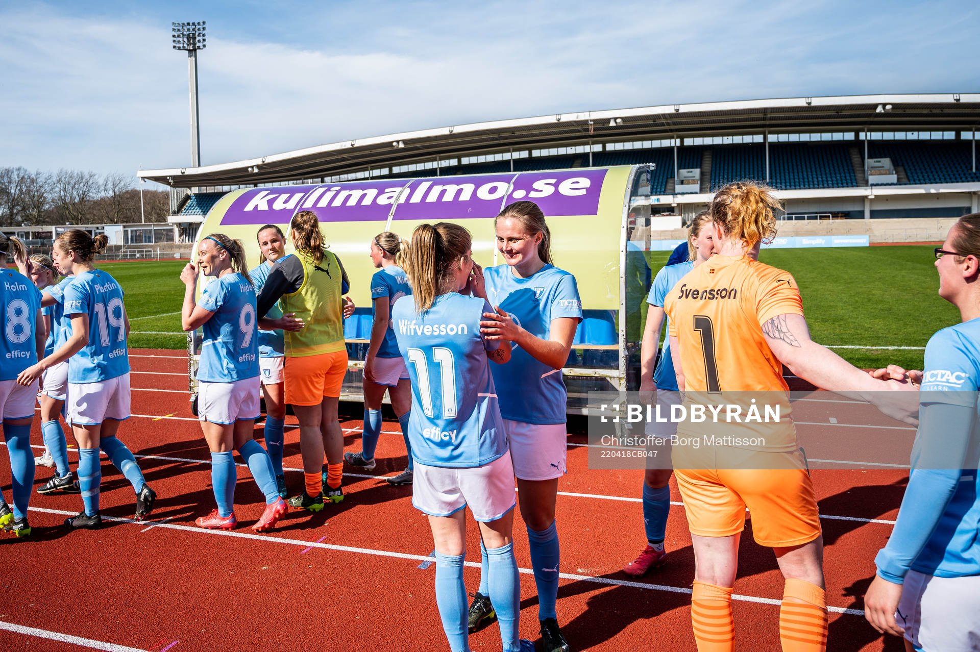 Malmö FFs spelare jublar