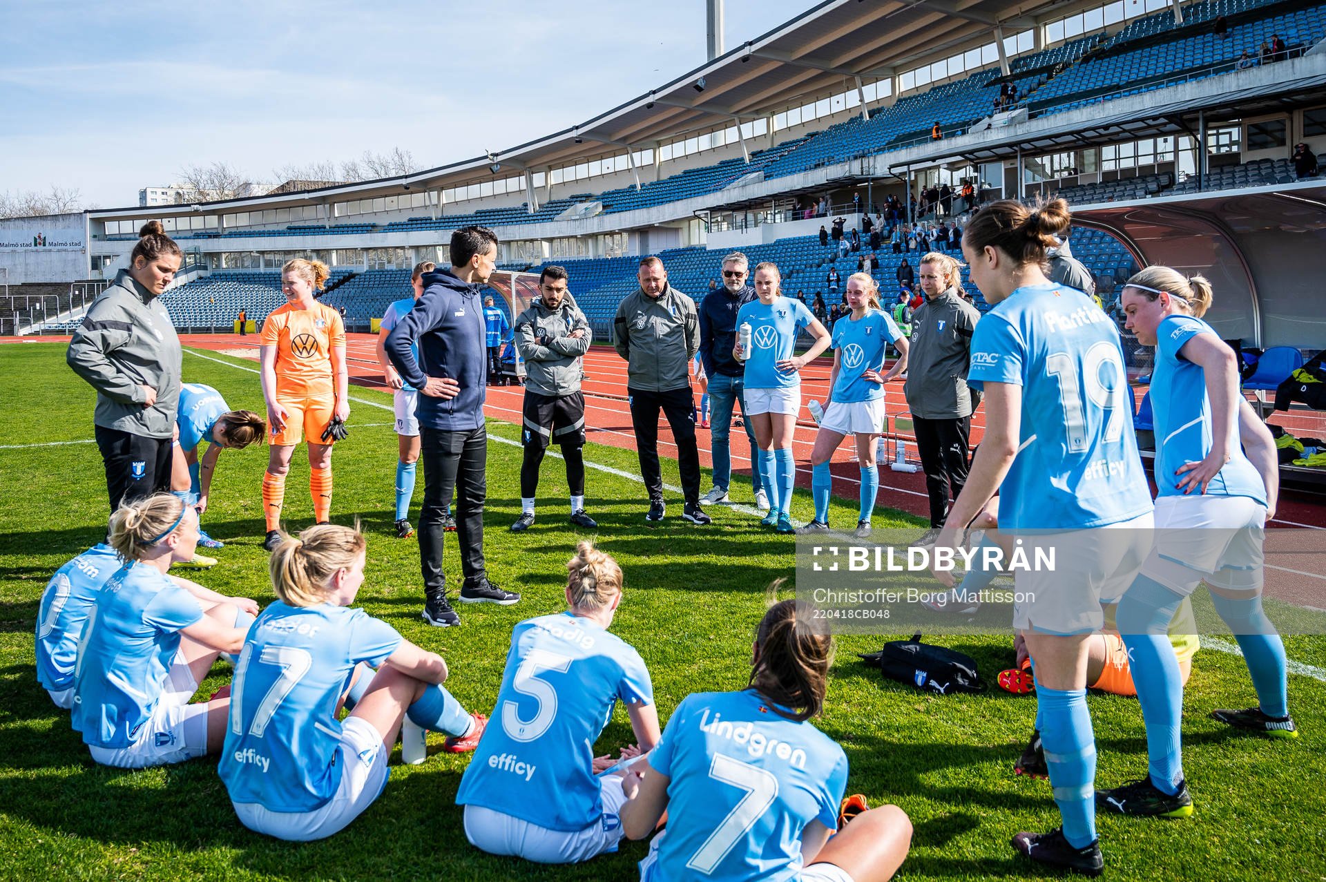 Malmö FFs spelare samlas