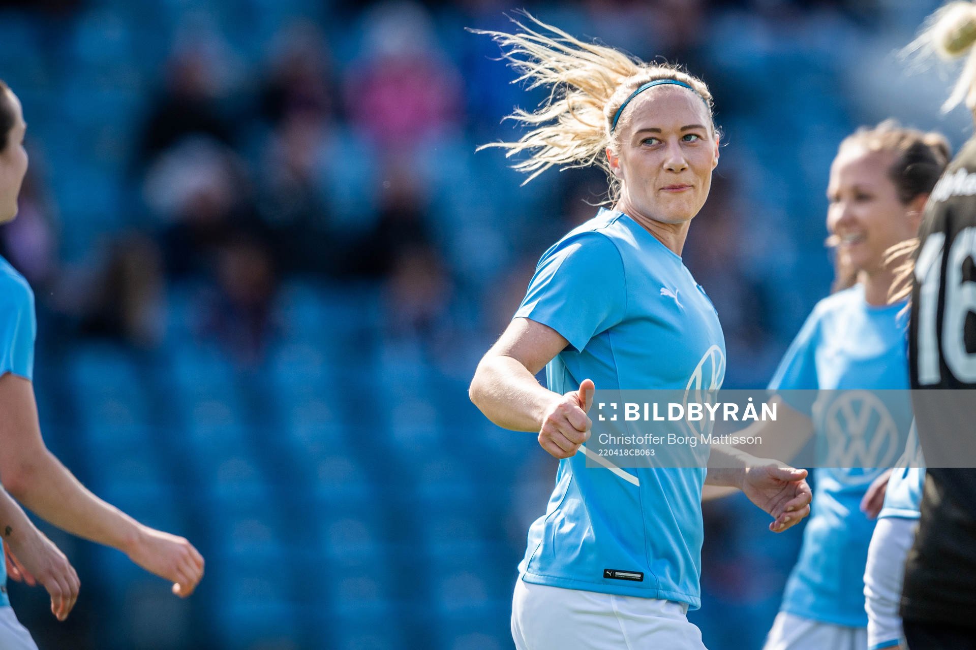 Malmö FFs Madeleine Hejde jublar