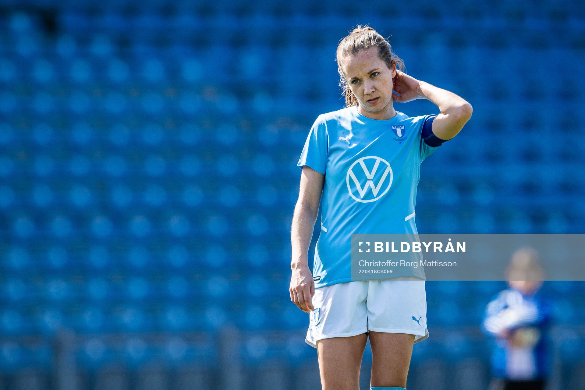Malmö FFs Cornelia Lindgren deppar