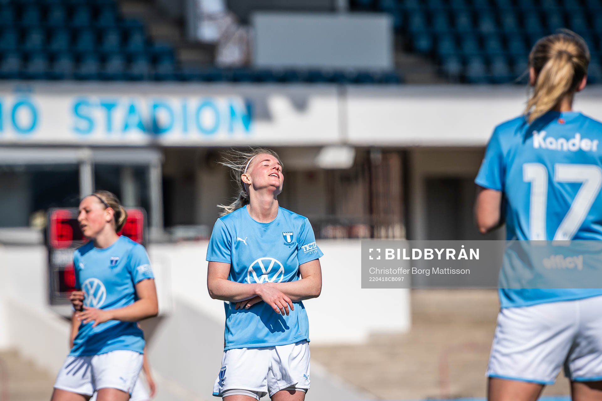 Malmö FFs Melina Skarström deppar