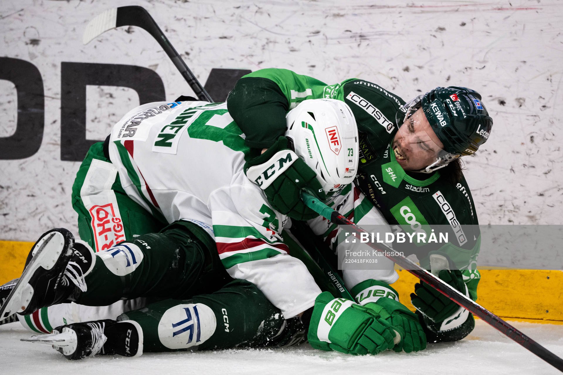 Rögles Valtteri Kemiläinen och Färjestads Joakim Nygård