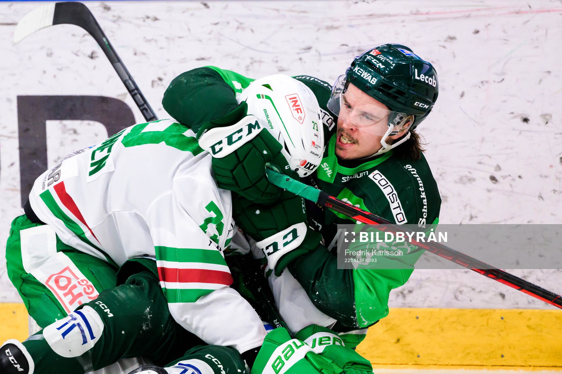 Rögles Valtteri Kemiläinen och Färjestads Joakim Nygård