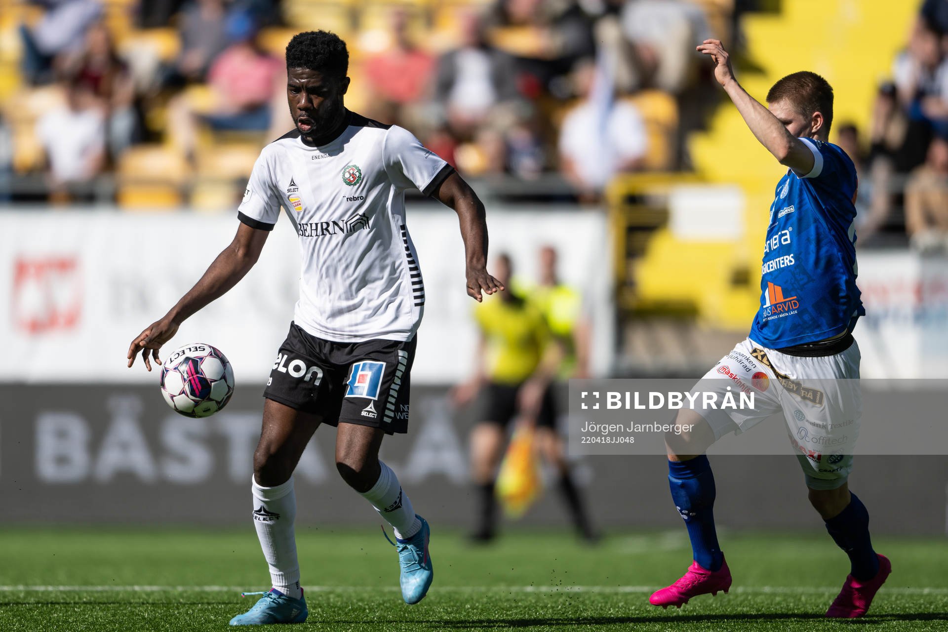 under fotbollsmatchen i Superettan mellan Norrby och Örebro