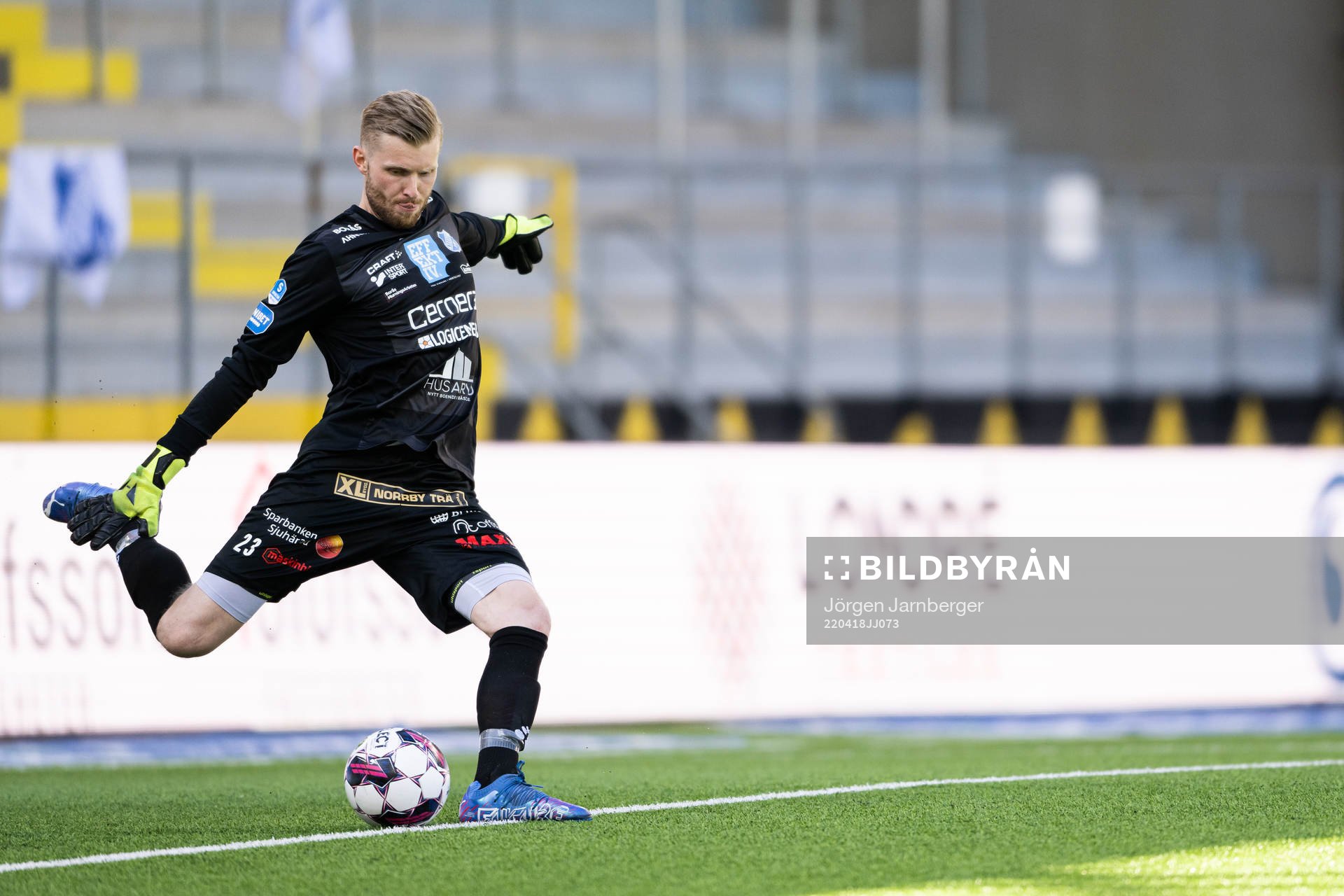 Norrbys målvakt Anton Cajtoft