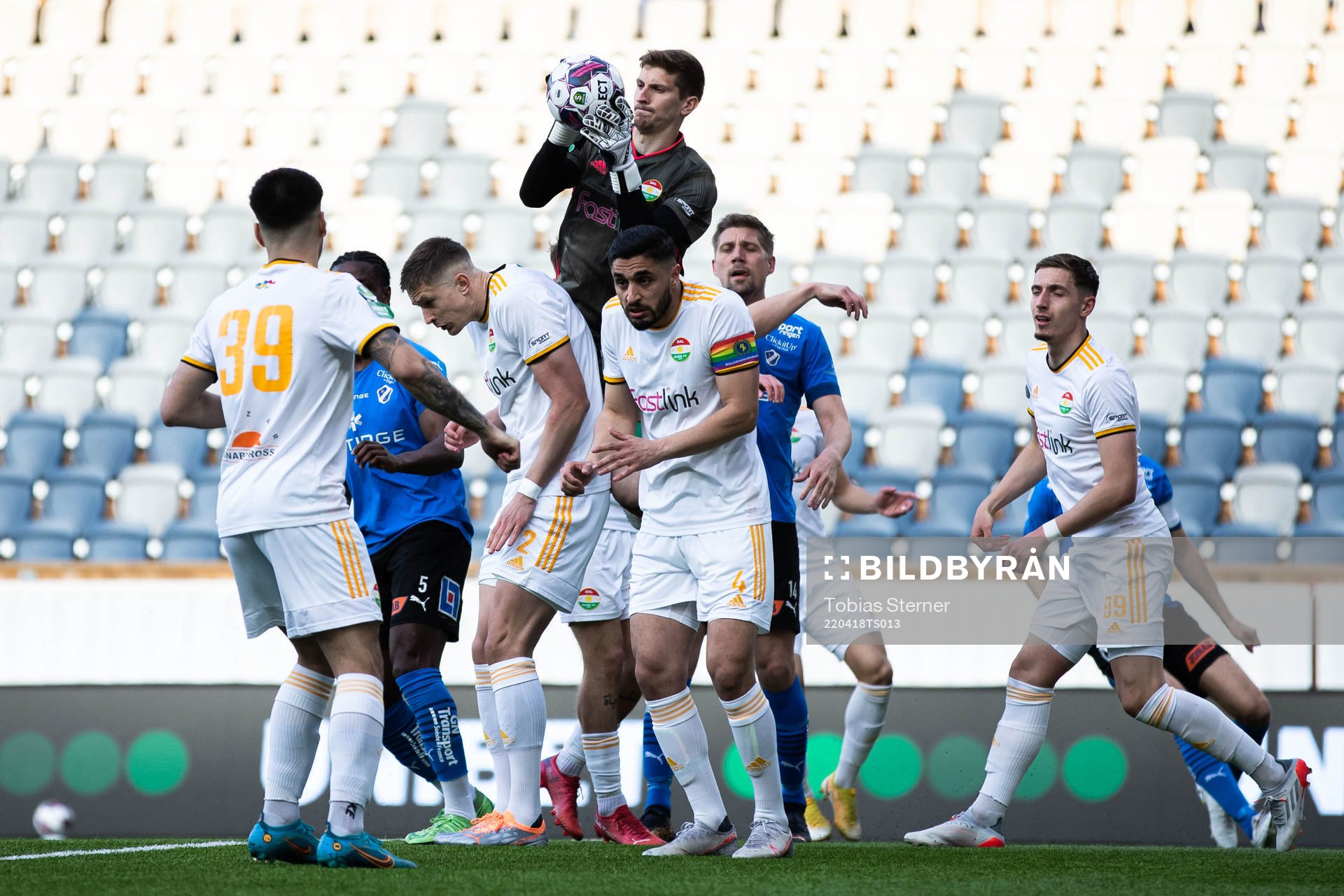 Dalkurds målvakt Bobby Allain