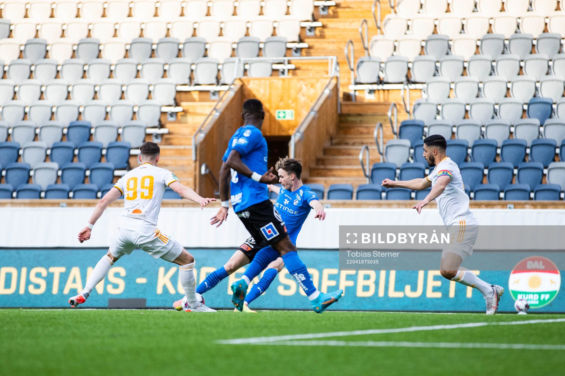 Halmstads Alexander Johansson gör 0-1