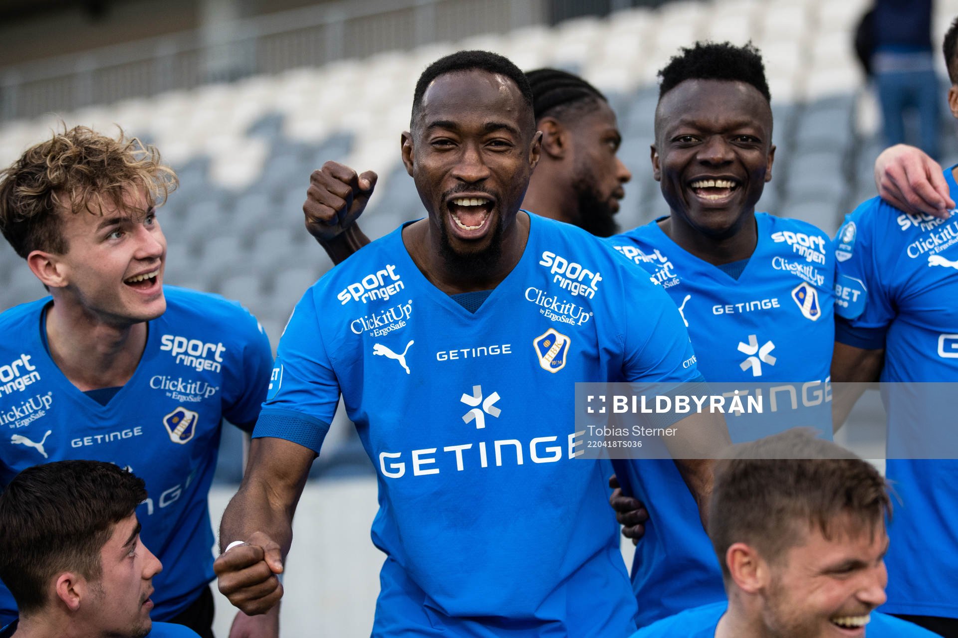 Halmstads Sadat Karim jublar