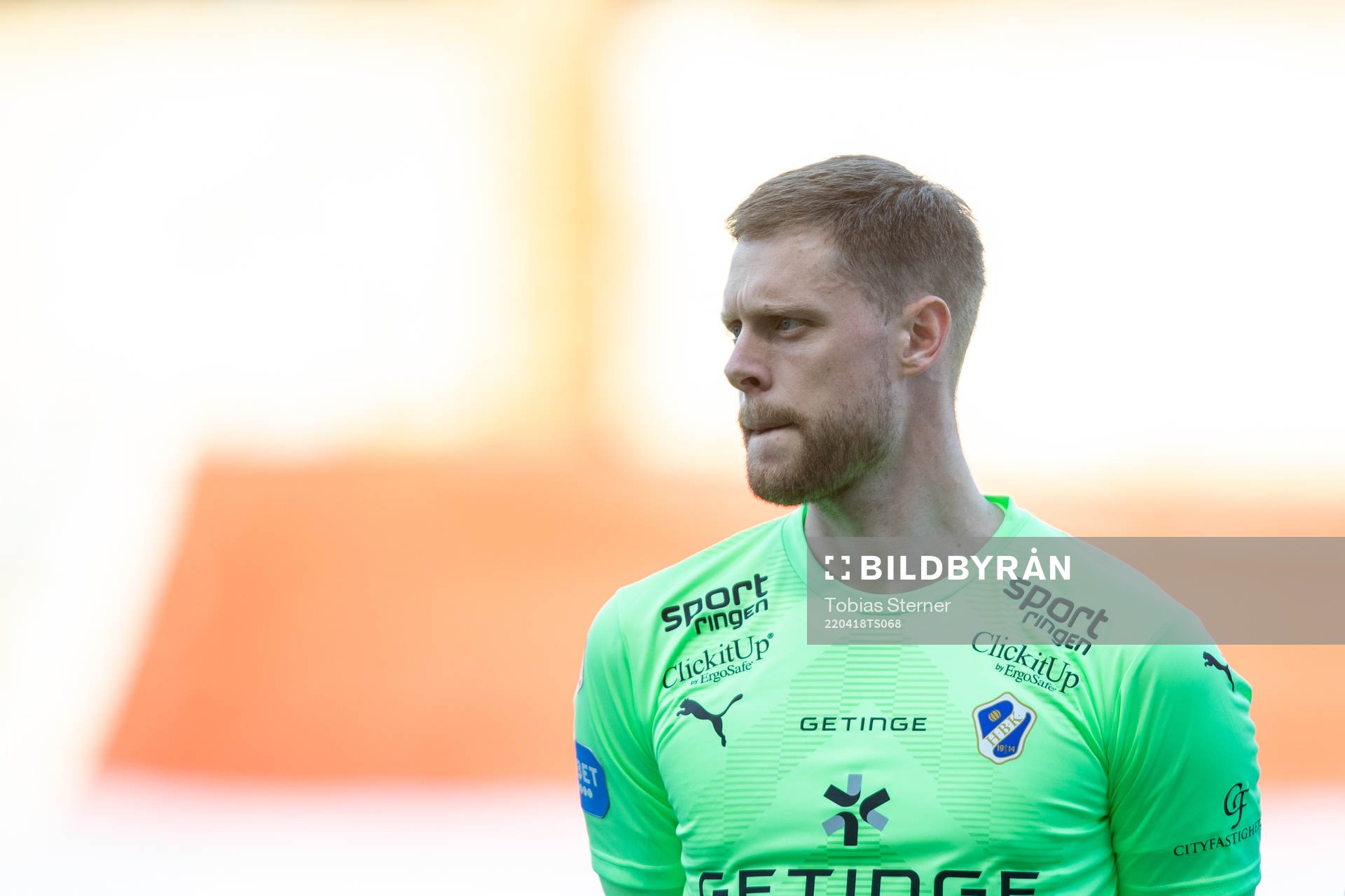 Halmstads målvakt Malkolm Nilsson Säfqvist