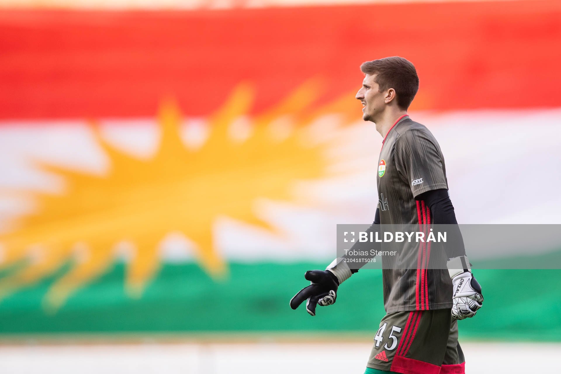 Dalkurds målvakt Bobby Allain