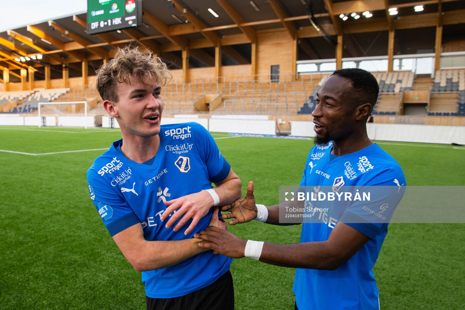 Halmstads Alexander Johansson och Sadat Karim