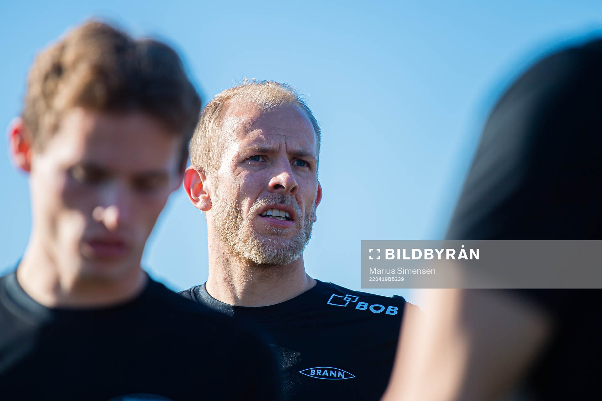 Vegard Leikvoll Moberg of Brann warms up