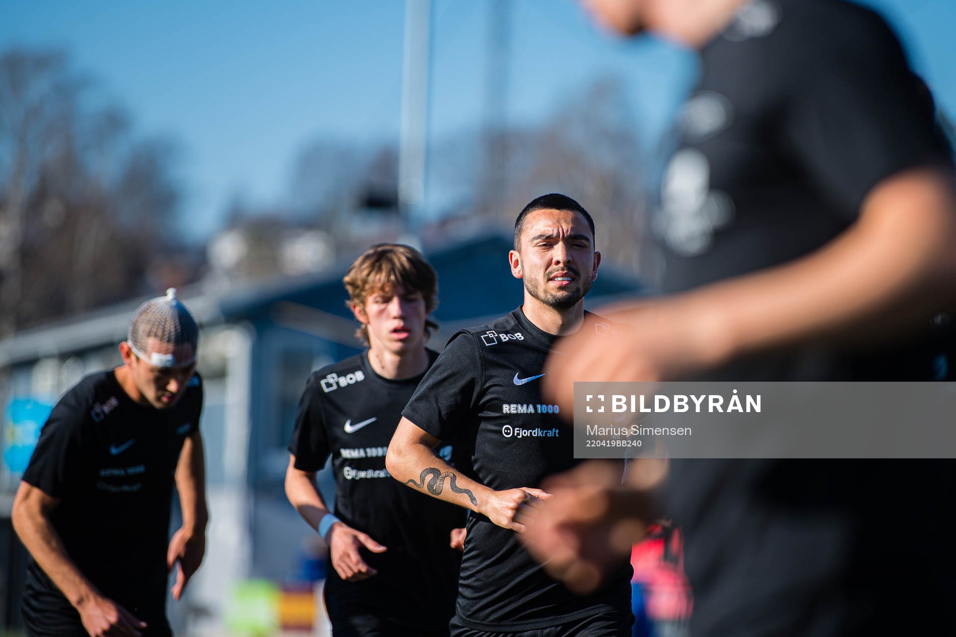 Niklas Fernando Nygaard Castro of Brann warms up