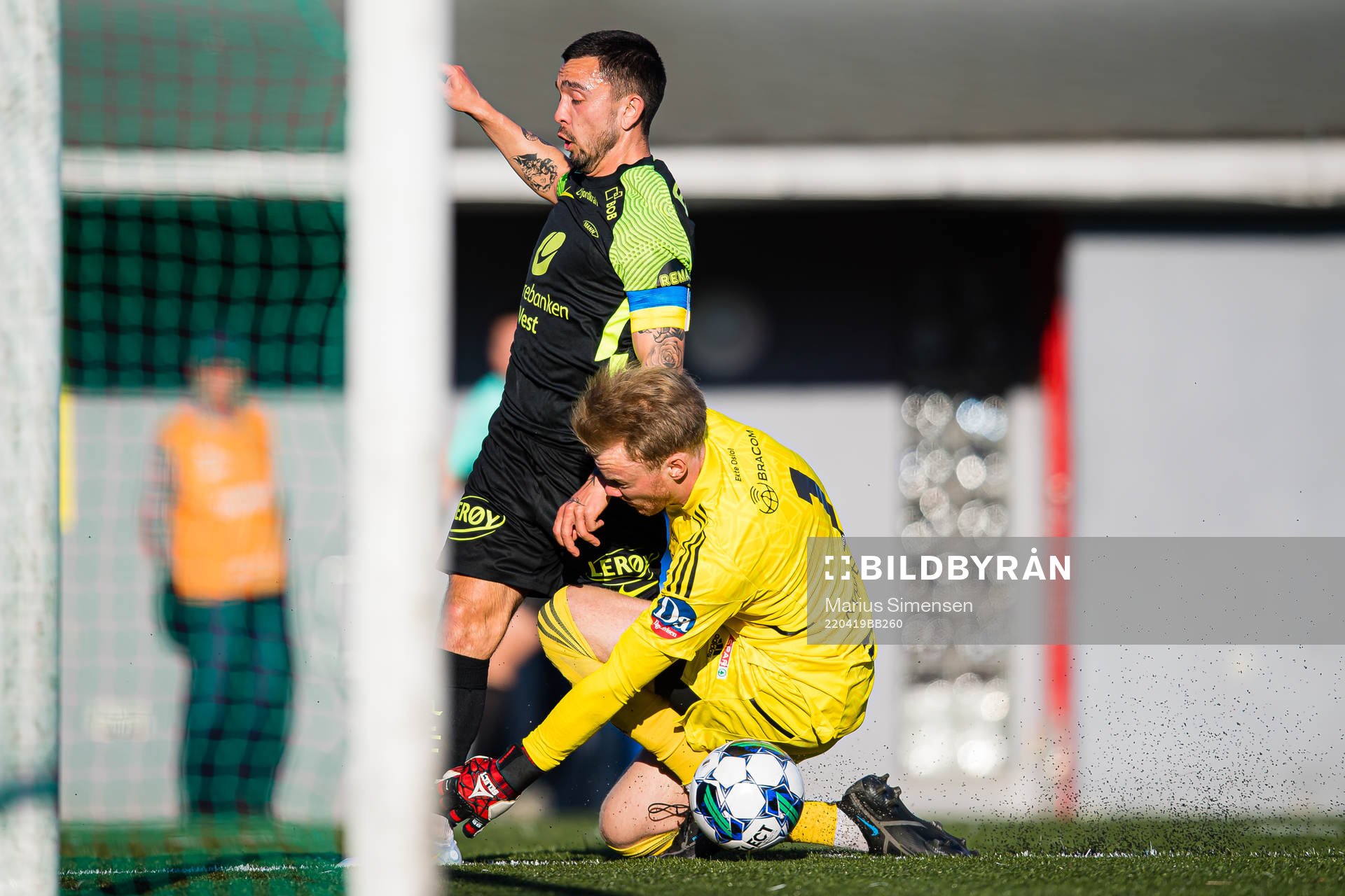 Niklas Fernando Nygaard Castro of Brann missing a chance to