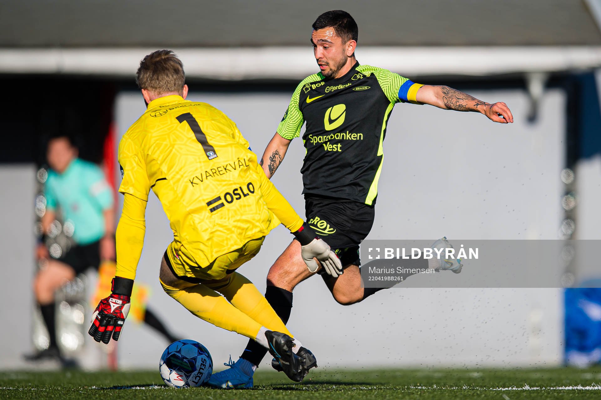 Niklas Fernando Nygaard Castro of Brann missing a chance to
