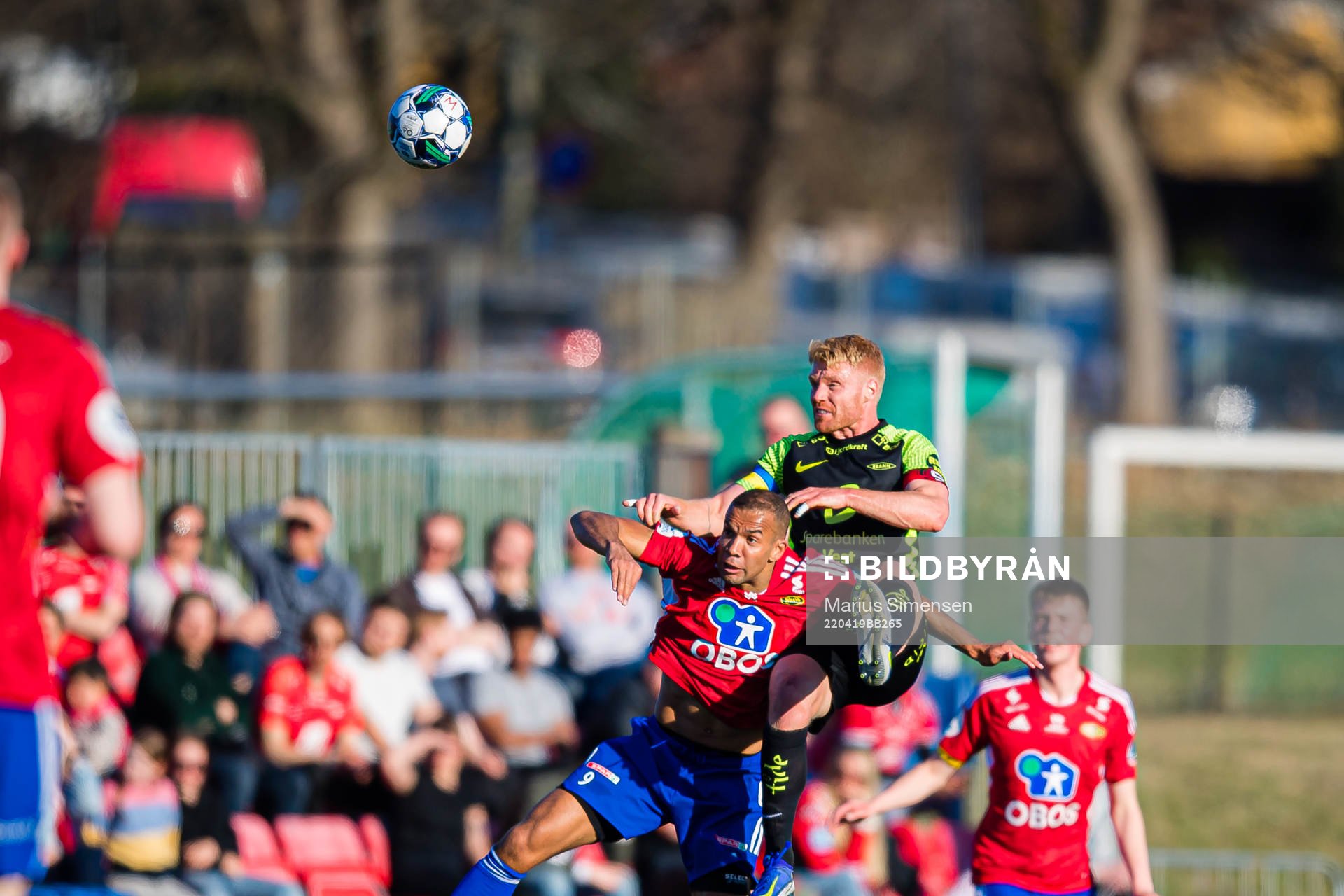 Johnny Buduson of Skeid and Sivert Heltne Nilsen of Brann