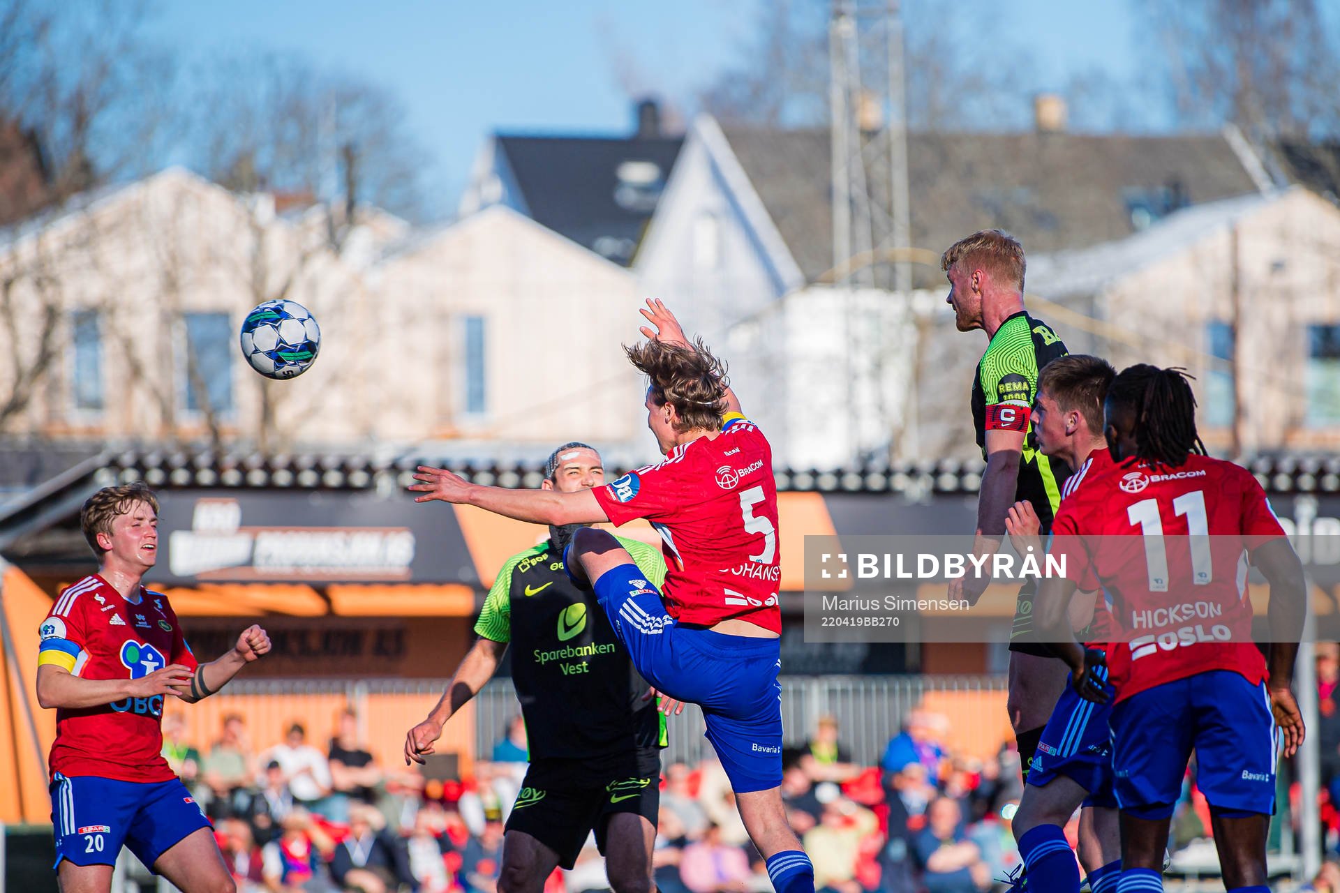Sivert Heltne Nilsen of Brann missing a chance to score