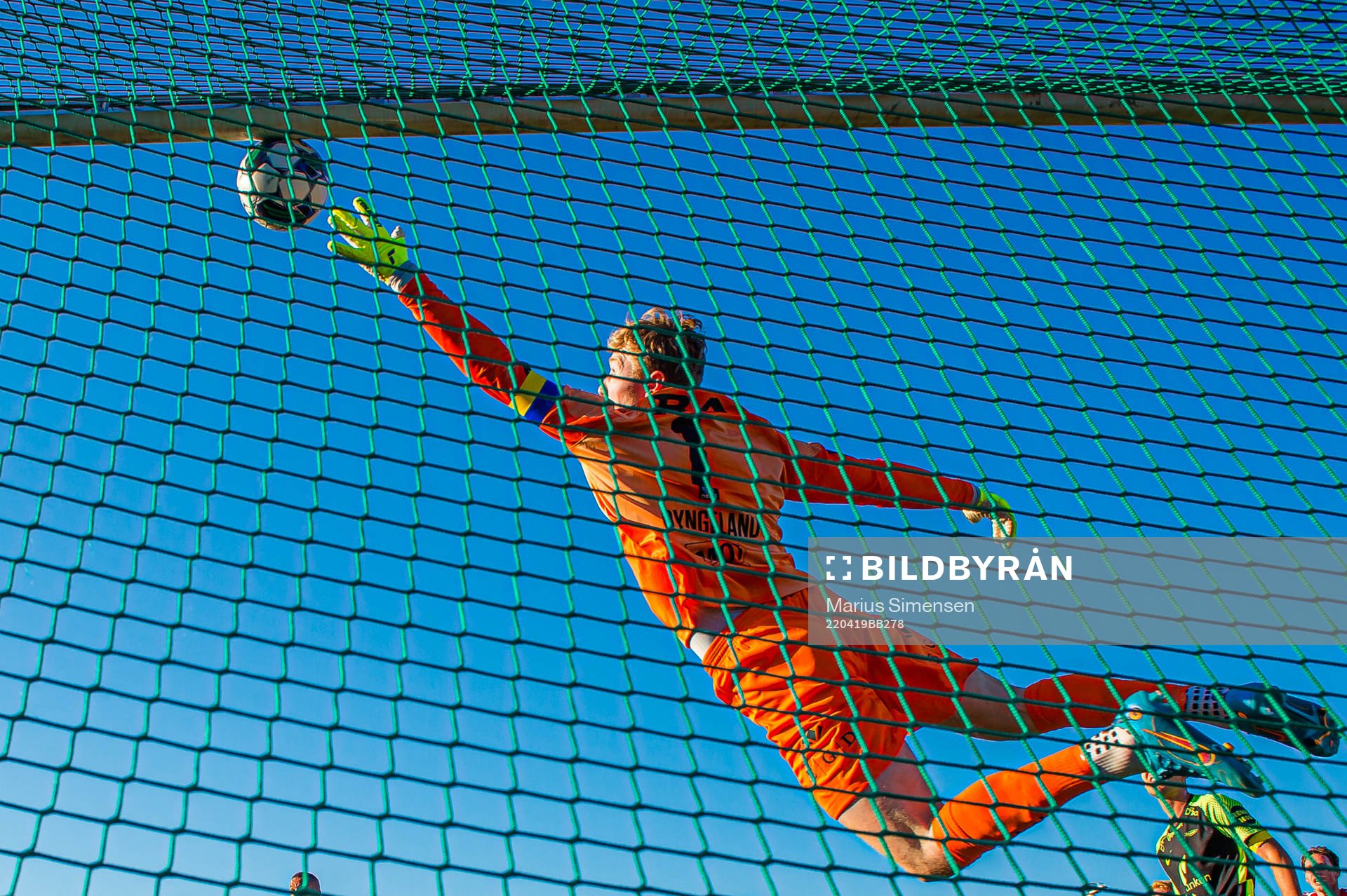 Goalkeeper Mathias Lønne Dyngeland of Brann