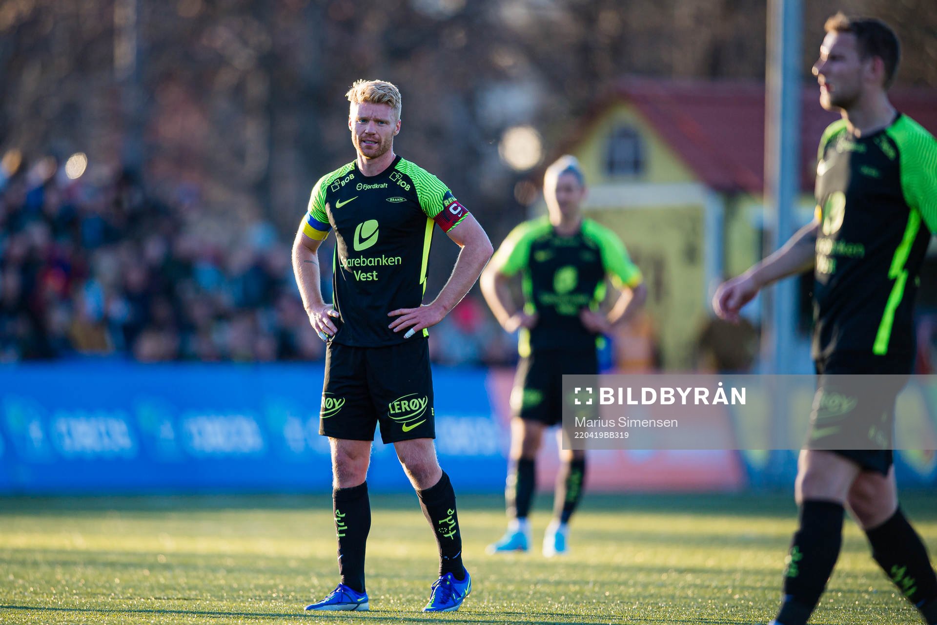 Sivert Heltne Nilsen of Brann looks dejected