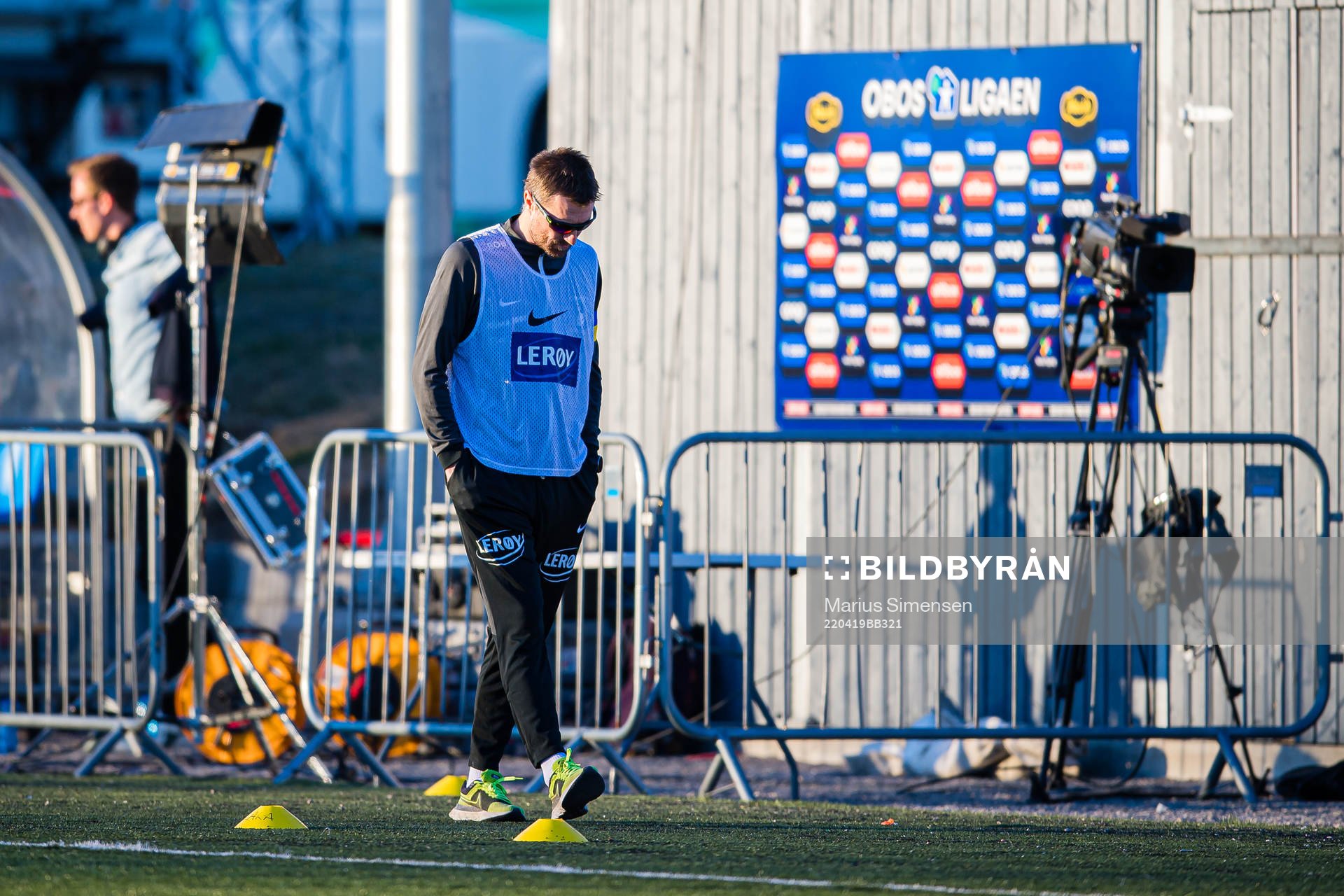 Eirik Horneland, head coach of Brann, looks dejected