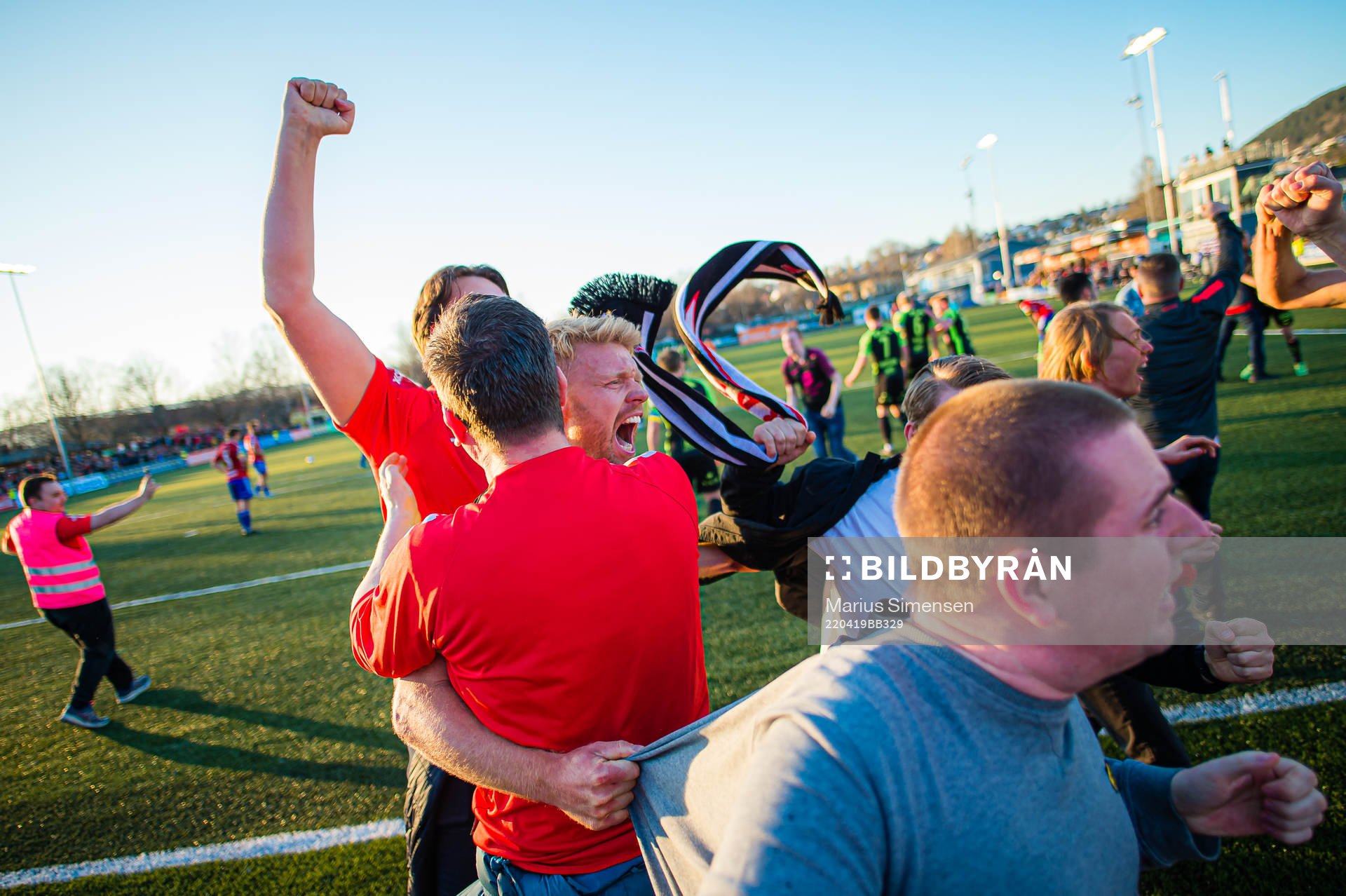 Sivert Heltne Nilsen of Brann celebrates