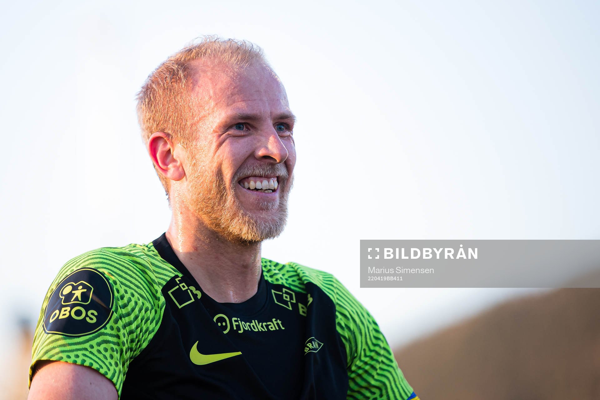 Vegard Leikvoll Moberg of Brann celebrates