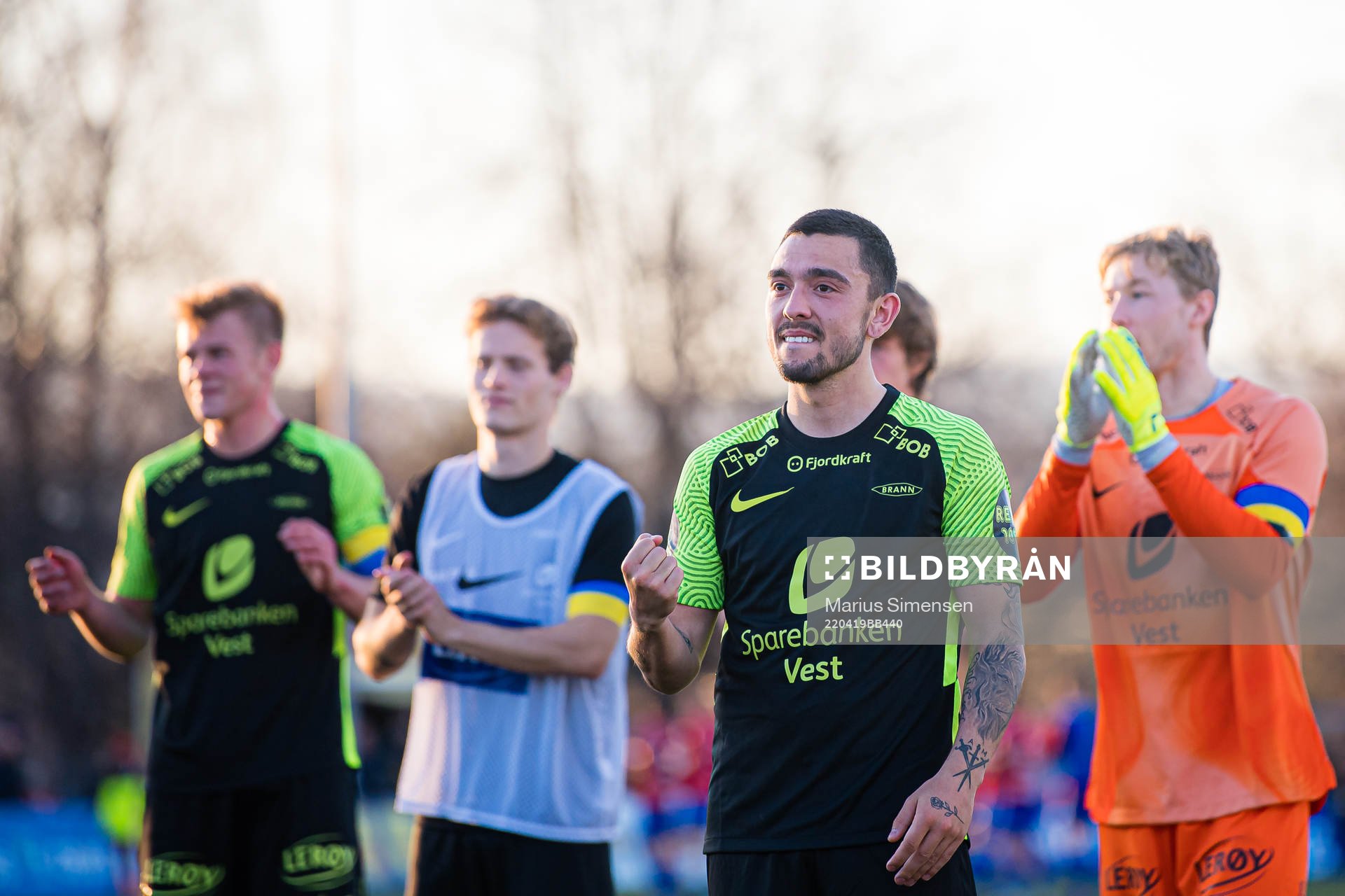 Niklas Fernando Nygaard Castro of Brann celebrates