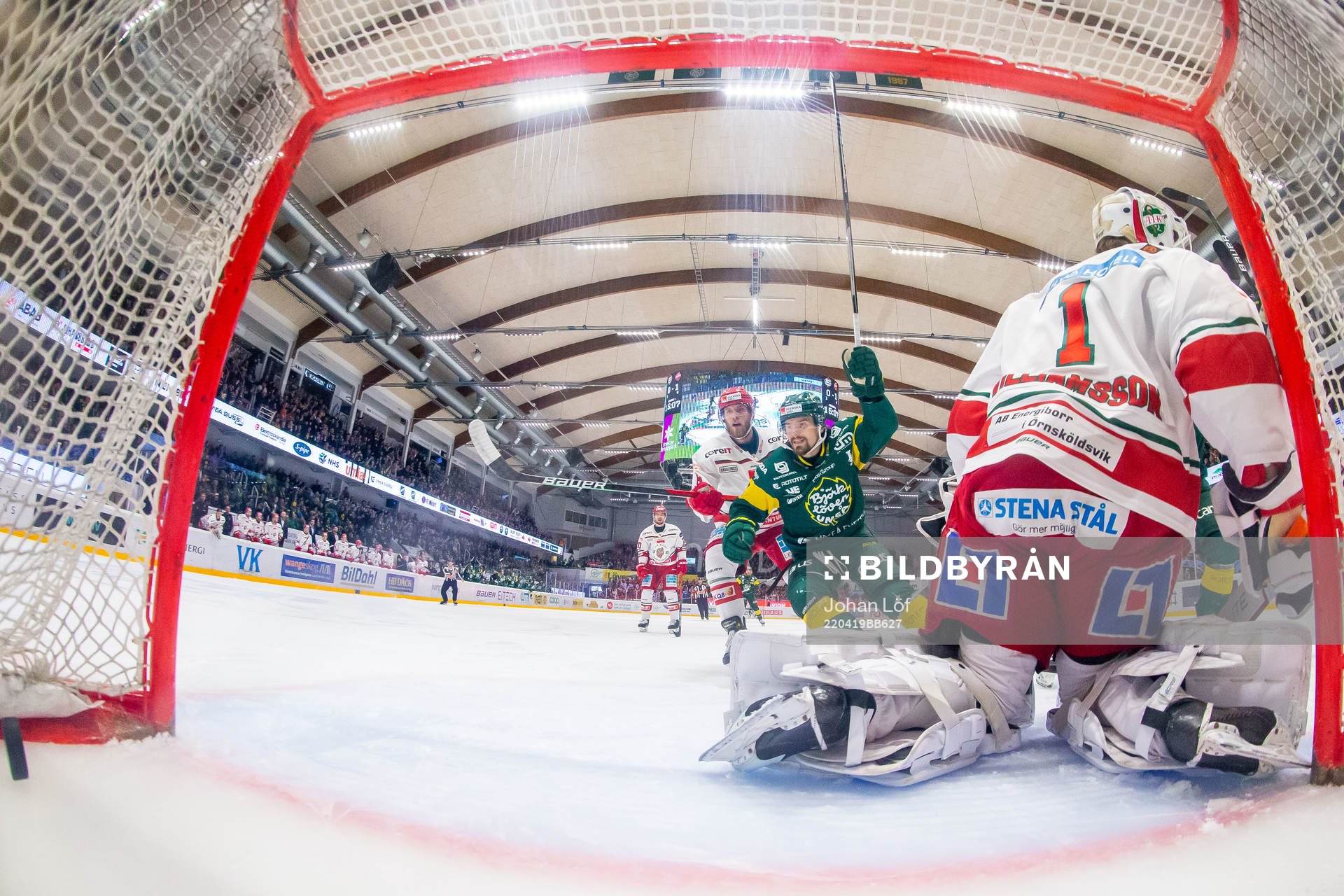 Björklöven sätter 1-1 målet