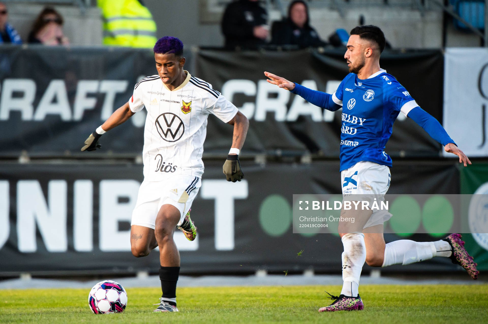 Östersunds Chovanie Amatkarijo och Trelleborgs Simon Amin