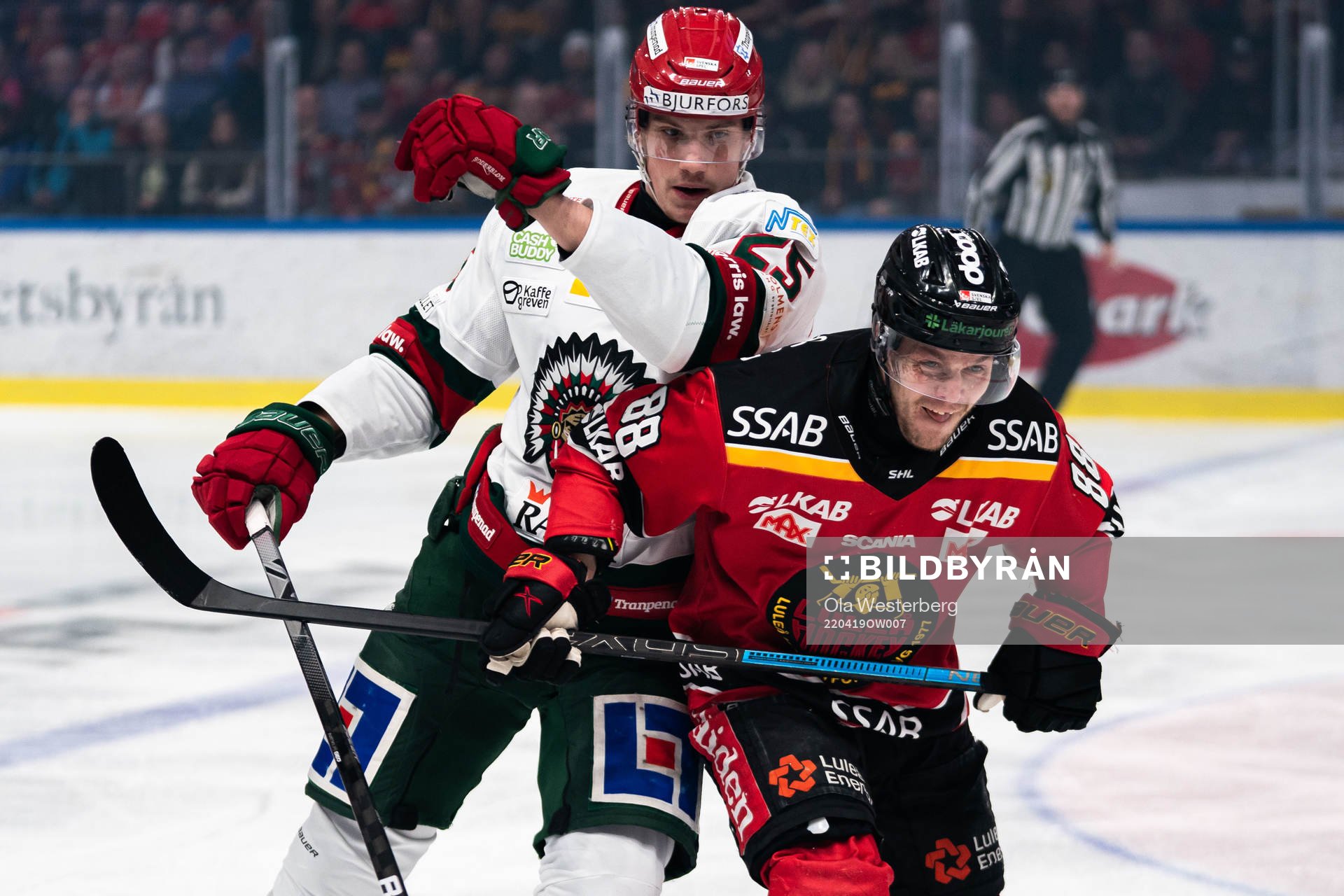 Frölundas Elmer Söderblom och Luleås Joonas Rask