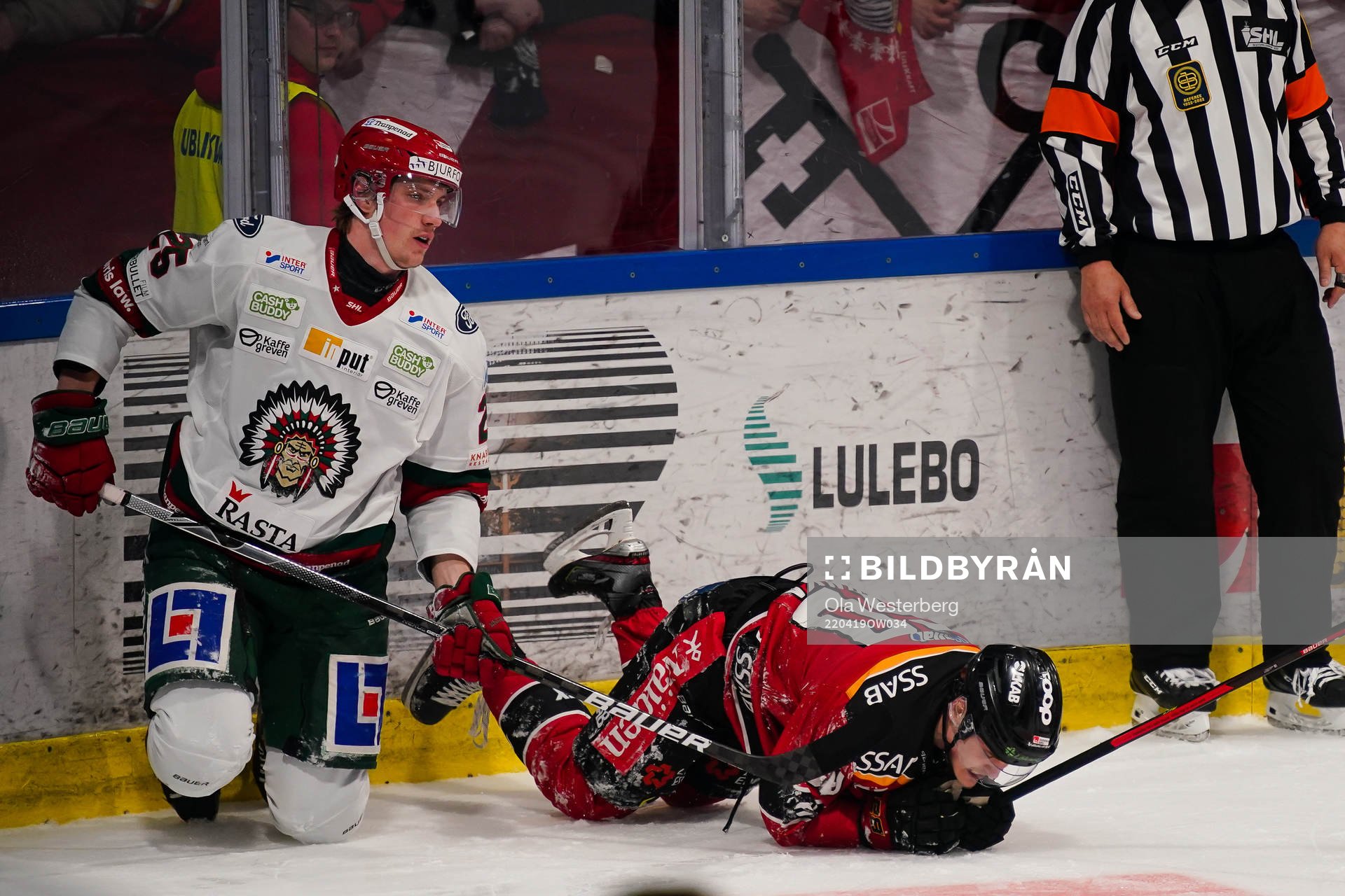Frölundas Elmer Söderblom och Luleås Julius Honka
